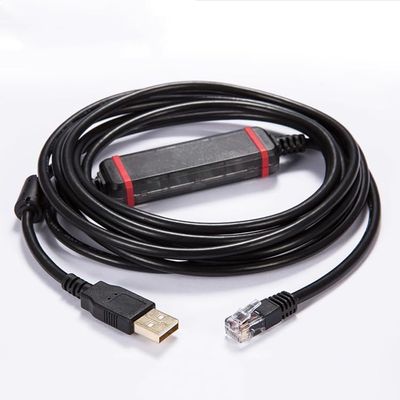 Applicable USB-KOYO PLC Programming Cable SN SM SH SR DL NK Series Data Upload/Download Cable Black FTDI Chip