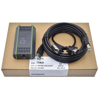 Compatible 6ES7 972-0CB20-0XA0 6ES7972-0CB20-0XA0 PLC Programming Cable S7-200 S7-300 Series Data Cable Download Cable Optical Isolated