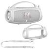 JCHPINE Silicone Cover Case for JBL Charge 5 Portable Bluetooth Speaker, Protective Skin Holder for JBL Charge 5 Speaker Accessories (White Case, NOT Fit Wi-Fi Version) view 1