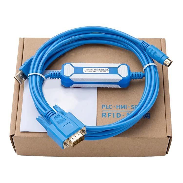 for USB-LG-XGB PLC Programming Cable XBC XBM K7M Series Data Download Cable Gold Plated Blue