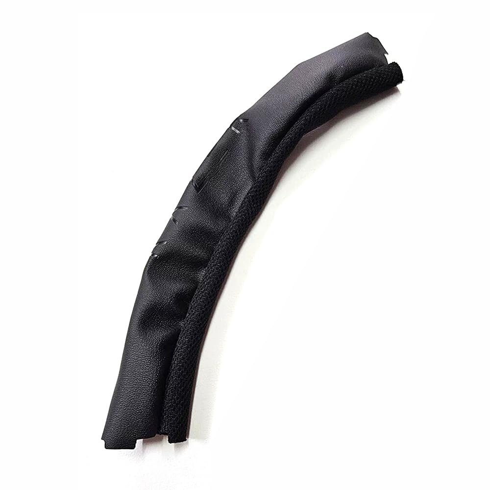 Replacement Headband Cushion Protein Leather Cushions Cover Repair Parts Compatible with Razer Kraken Pro V2 Headphones, Razer Nari Ultimate Wireless 7.1 Surround Sound Gaming Headsets (Black)