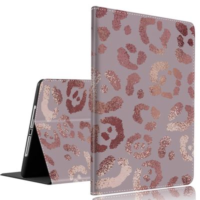 Case Fit Samsung Galaxy Tab S5e 2019Slim Fit Foldable Standing Cover Case with Auto Sleep/Wake for Galaxy Tab S5e SM-T720/SM-T725 2019 TabletLeopard Rose Gold