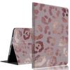 Case Fit Samsung Galaxy Tab S5e 2019Slim Fit Foldable Standing Cover Case with Auto Sleep/Wake for Galaxy Tab S5e SM-T720/SM-T725 2019 TabletLeopard Rose Gold view 1