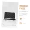 OSKOE Toolbox Aluminum Suitcase Aluminium Toolbox Makeup Storage Organizer Box Makeup Organizer Emergency Medicine Box Aluminum Storage Case Aluminum Hard Case Medicine Tools Organizer view 4