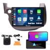 CarPlay Android Auto Navigation Stereo GPS Radio Reverse Camera Display 10" IPS Touchscreen Headunit Tablet Pad Media Player for Honda Fit Jazz 2009-2014 LHD, if Applicable Quad Core 2G+32G view 1