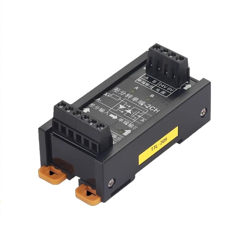 TTL-2CH Differential to Collector Servo Encoder Signal Converter 2 Channels