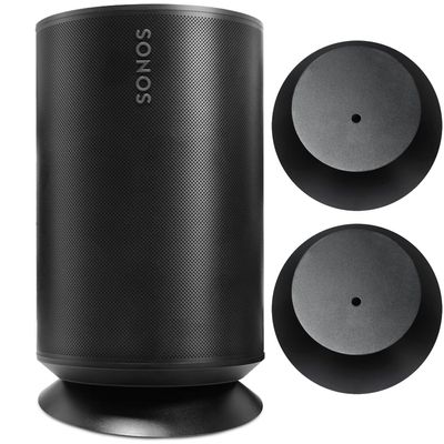 For Sonos Era 100 Holder Sonos Era 100 Desktop Mount Stand Accessories with Integrated Cable Management, Smart Home Speaker Accessory Rack (Sonos Era 100, Black, YT) 2 Pieces