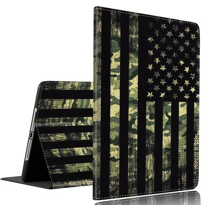 Case Fit Samsung Galaxy Tab S5e 2019Slim Fit Foldable Standing Cover Case with Auto Sleep/Wake for Galaxy Tab S5e SM-T720/SM-T725 2019 TabletCamouflage American Flag Camo