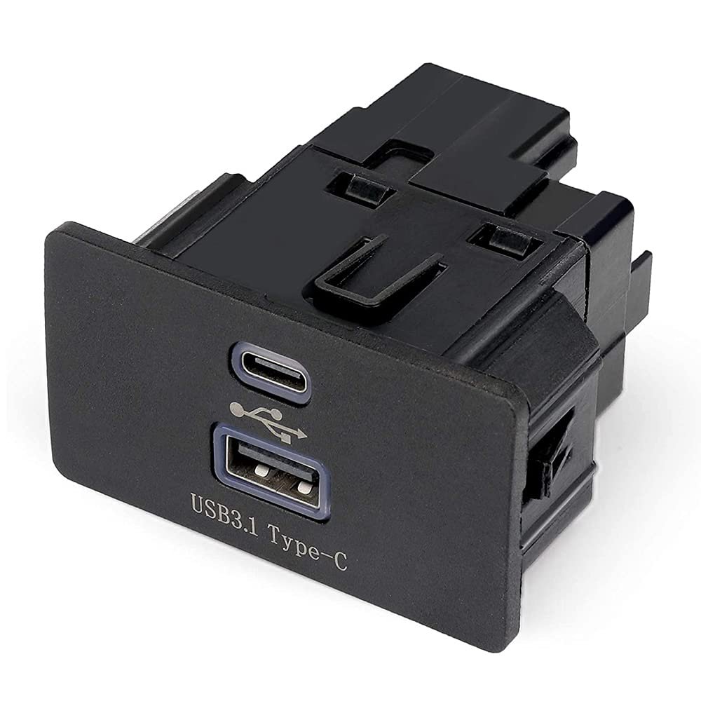 Bestycar USB Media Hub, Dual USB Ports, Compatible with Ford and Lincoln Cars, Easy Installation Guarantee