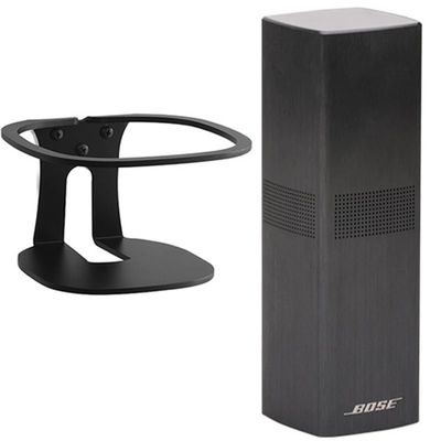 For Bose OmniJewel Lifestyle 650 Holder, B&O Lifestyle 650 Wall Mount Stand, Accessories with Integrated Cable Management, Smart Home Speaker Accessory Rack (B&O Lifestyle 650, Black, YT) 2 Pieces