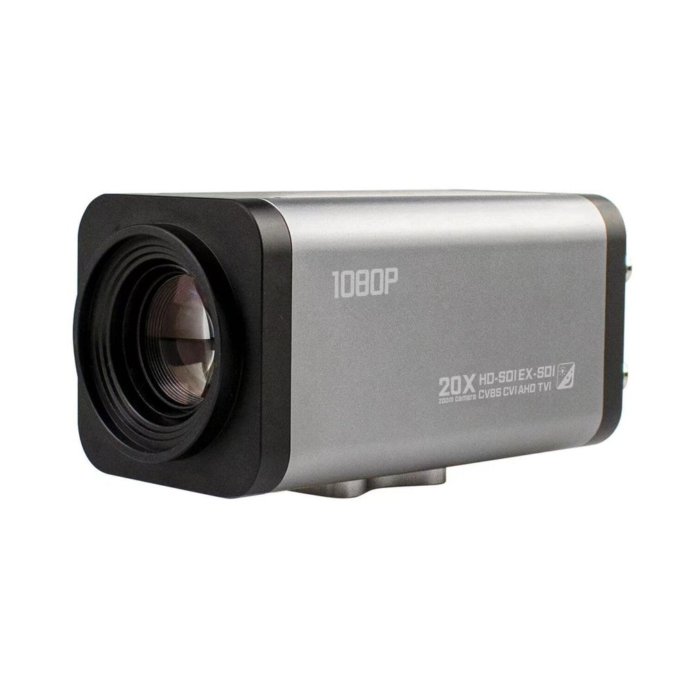 SDTNOVA 20X Optical Zoom Auto Focus HD SDI Camera 1080P 1/2.8 High Sensitivity CMOS Sensor with 4.7-94mm Lens by Button at The Back