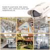 UPQRSG Solar Power Dummy Fake Camera, Solar Powered Simulated Surveillance Cameras with 1 Flashing Red LED Light/CCTV Sticker, Home Surveillance Simulation Waterproof Camera view 3