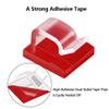 Pack of 30 Cable Clips with Self Adhesive Wire Clips Car Cable Organizer Cable Wire Management Cable Holder for Car Office Home (Clear) view 3