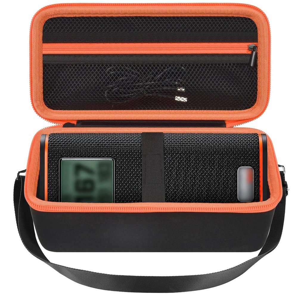 Carrying Case for Bushnell Golf for Wingman View Golf GPS Speaker, Range Finder Magnetic Travel Storage Holder, Golfs Bluetooth Speaker Bag Organizer for Charging Cable (Box Only)