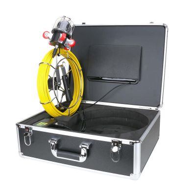 GagalU Inspection Camera 9 Inch Pipe Inspection Video Camera Drain Sewer Pipeline Industrial Endoscope Support 360 Degree Rotating Camera 30M