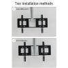 THEGA Motorized Ceiling TV Mount, Motorized Wall Mount Bracket, Adjustable Height Electric TV Lift with Remote Control, Two Installation Methods, Fits 26-70 Inch Low Profile TVs (Size : 60cm) view 3