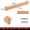 FIDEMM 1Pcs Rose Gold Black Handle Modern Minimalist Kitchen Cabinet Drawer Aluminum Profile Wardrobe Bathroom (Color : Black) view 2