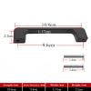 FidemM Black Handles for Furniture Parts Cabinet Knobs and Handles Kitchen Handles Drawer Knobs Pulls Cupboard Hardware Accessories 1Pcs (Color : AB16-1) view 2