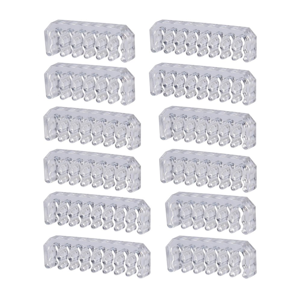 Formulamod Cable Comb Kit for PSU Cable,Includes 4 x 16 P + 4 x14 P + 4 x 12 P Sleeve Management Tools Wire Organizer Comb Computer Case Water Cooling Cable Organizer (Kit 3, Transparent)