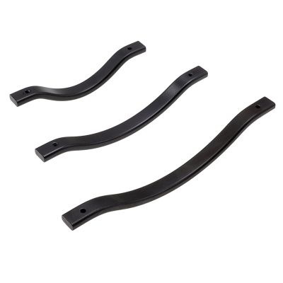 FidemM Black Cabinet Handles Solid Aluminum Alloy Kitchen Cupboard Pulls Drawer Knobs Furniture Handle Hardware 1Pcs