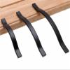 FidemM Black Cabinet Handles Solid Aluminum Alloy Kitchen Cupboard Pulls Drawer Knobs Furniture Handle Hardware 1Pcs view 3