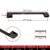 FidemM Black Handles for Furniture Parts Cabinet Knobs and Handles Kitchen Handles Drawer Knobs Pulls Cupboard Hardware Accessories 1Pcs (Color : AB12-4) view 2