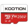 KOOTION 256GB Micro SD Card UHS-I U3 V30 4K for Camera/Action Camera/Drone/Smartphone, Class 10 MicroSDXC Memory Card with Adapter view 1