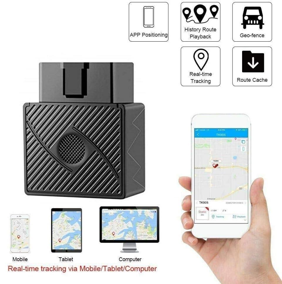 YuYue Electronic 2G OBD-II GPS Trackers for Vehicles Plug-in Real-Time Tracker for Fleet, Vehicles, Cars.2G Real Time GPS Tracker for Cars and Trucks - Hidden Portable Locator Tracking Device view 4