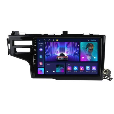 9" Car Radio Navigation GPS for Honda Jazz 3 2015-2020 Fit 3 GP GK 2013-2020 Android 12 Car Stereo Multimedia Player Support CarPlay/Android Auto/WiFi/4G/Bluetooth/SWC,Ts711/1+16g