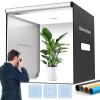 Glendan 40"x40" Light Box Photography, Large Photo Light Box with 3 Light Panels, 594 LED Beads, CRI >95, Professional Photo Booth Shooting Tent Kit with 4 Color Backdrops for Product Photography view 1