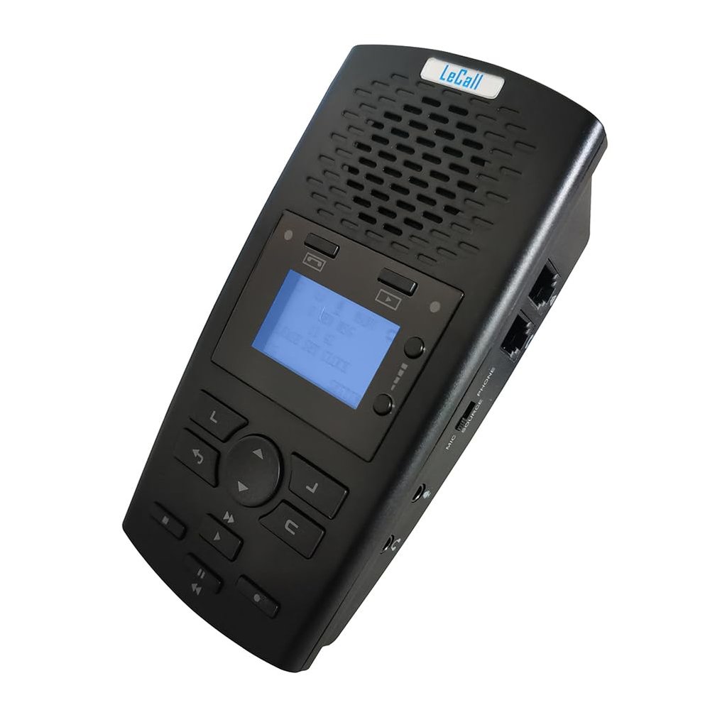 LeCall Standalone Telephone Recorder/Phone Call Recorder/Call Recording Device for Analog Landline and Digital/IP Phones, AR120