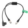HangTon Power Extension Y Cable for Fujinon Cabrio Cine Lens 19-90mm Zoom Focus D-tap to Hirose 20-Pin Male 20-Pin Female Adapter 50cm view 2