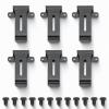 Radio Walkie Talkie Belt Clips, 6 Pack Replacement Radio Belt Clips for Kenwood TK 208 TK 308 TH 22AT TH 42AT TK2118 TK3118 for Baofeng BF 888S BF 666s BF 777S BF 5118 view 1