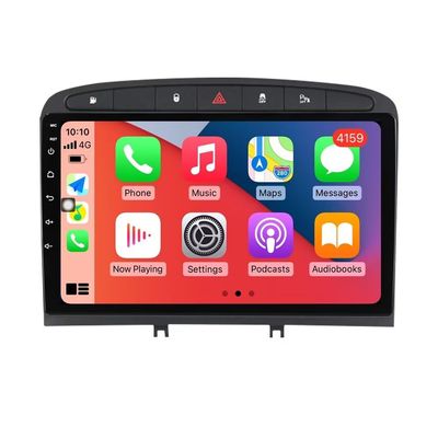 4+32GB 8 Core 9" IPS Touch Screen Android Car Radio for Peugeot 408 2014-2018 Android 12 Upgrade Radio Stereo Dash Kit Built-in Car-Play Android Auto GPS Navigation Dash Kit