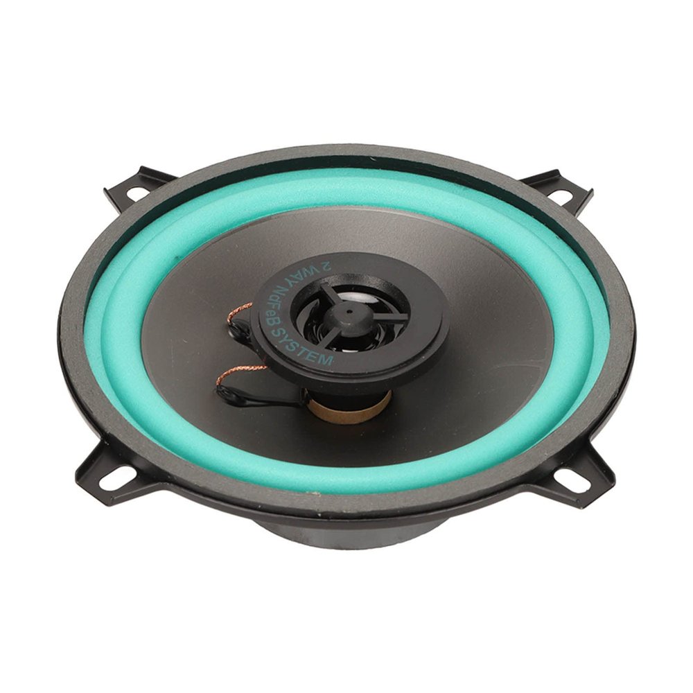 Car Coaxial Audio Speakers Stereo, 100W 4 Ohm Mid Range High Sensitivity 5 Inch 2 Way Car Coaxial Speaker for All Car Sound Systems