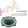 Car Coaxial Audio Speakers Stereo, 100W 4 Ohm Mid Range High Sensitivity 5 Inch 2 Way Car Coaxial Speaker for All Car Sound Systems view 2