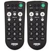 [2 Pack] Anderic RR1001 Simple TV Universal Remote - Works All Brands - Great for Hotels and Hospitality Rooms - Simple Universal Remote view 1