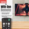 [2 Pack] Anderic RR1001 Simple TV Universal Remote - Works All Brands - Great for Hotels and Hospitality Rooms - Simple Universal Remote view 4
