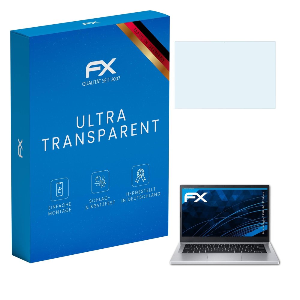 atFoliX Screen Protection Film compatible with Acer Aspire 3 A3SP14-31PT 14 Inch Screen Protector, ultra-clear FX Protective Film (2X)