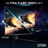 GTek 27 inch 240Hz 2K Gaming Monitor, QHD 2560 x 1440P Computer Monitor, Extreme Low Motion Blur, Fast IPS 1ms MPRT, DisplayPort/HDMI, VESA, Height Adjustable- Q2740P view 3
