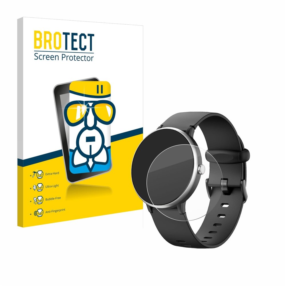BROTECT Glass Screen Protector Film Compatible with DIGEEHOT H39r - Glass-Foil 9H Protection [Scratch Resistant, High Clarity]