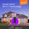 ARRIS (G54) - Cable Modem Router Combo - Fast DOCSIS 3.1 Multi-Gigabit & BE 18000 WiFi 7 Comcast Xfinity, Cox, Spectrum Quad-Band 1, Up to 18 Gbps Max Speed view 2