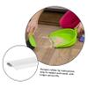 DOITOOL Dustpan Rubber Lip Replacement 4pcs rubber strip dustpan repair dustpan edge strip replacement dustpan replacement rubber insert strips Scrub bucket Finishing Accessories view 4