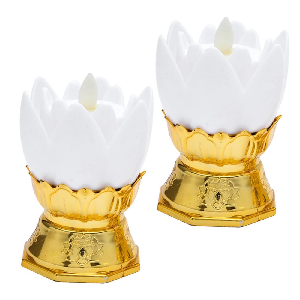 DOITOOL Buddha Hall Lamp Led Light Battery Operated White Home Decor Unique Design