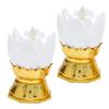DOITOOL Buddha Hall Lamp Led Light Battery Operated White Home Decor Unique Design view 1
