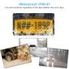 3 in 1 Car License Plate Frame Parking Sensor Rearview Reverse Backup Camera 2LED with 120 Degree Wide Angle, Waterproof, for Standard USA License Plates, Easy Installation view 4