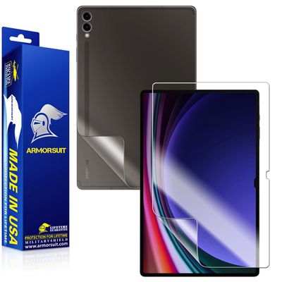 ArmorSuit Full Body Skin Film + Screen Protector for Samsung Galaxy Tab S9 Ultra 14.6" MilitaryShield HD Clear Film - Made in USA