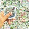 100PCS Cute Frog Small Stickers for Kids Teens, Hapiuen Vinyl Waterproof Stickers for Water Bottle, Laptop, Skateboard, Phone, Funny Cartoon Animal Aesthetic Decals for Frog Lovers, Party Supplies view 2