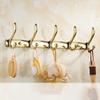 Gold Crystal Bathroom Accessories Bathroom Hardware Set Gold Soap Dish Towel Bar Paper Holder Toilet Brush Holder,JLG10 view 1