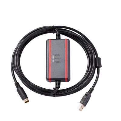 Applicable USB-AFC8513 PLC Programming Cable FP0 FP2 FP-X FP-M etc. Communication Cable Download Cable Black FTDI Isolated Model